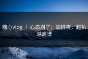 糖心vlog ｜ 心态崩了：加班夜，越扒越离谱